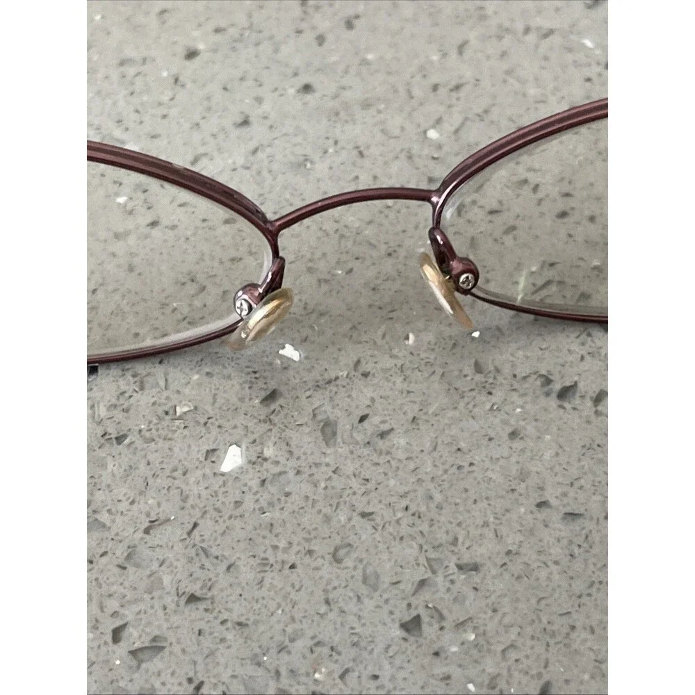 BCBG Maxazria Eyeglasses Frames ONLY BG SPL 50 49-17-140mm Japan full rim rose